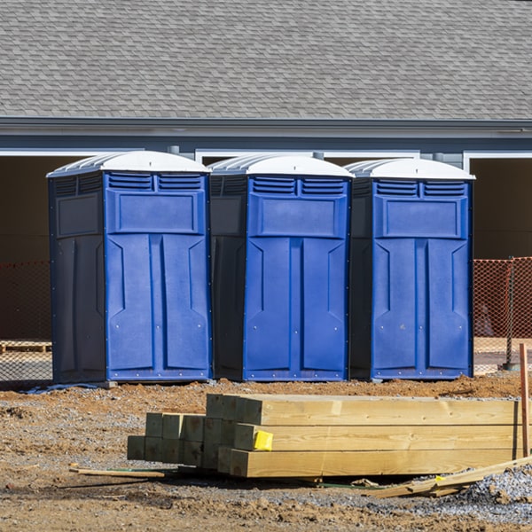 are there any restrictions on what items can be disposed of in the portable restrooms in Whiteville